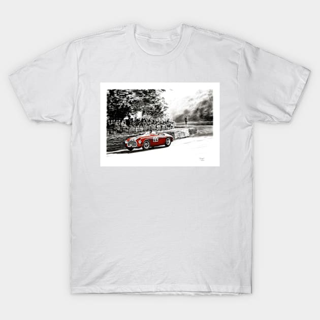 Ferrari 166 MM, Le Mans victory, Luigi Chinett T-Shirt by oleynik